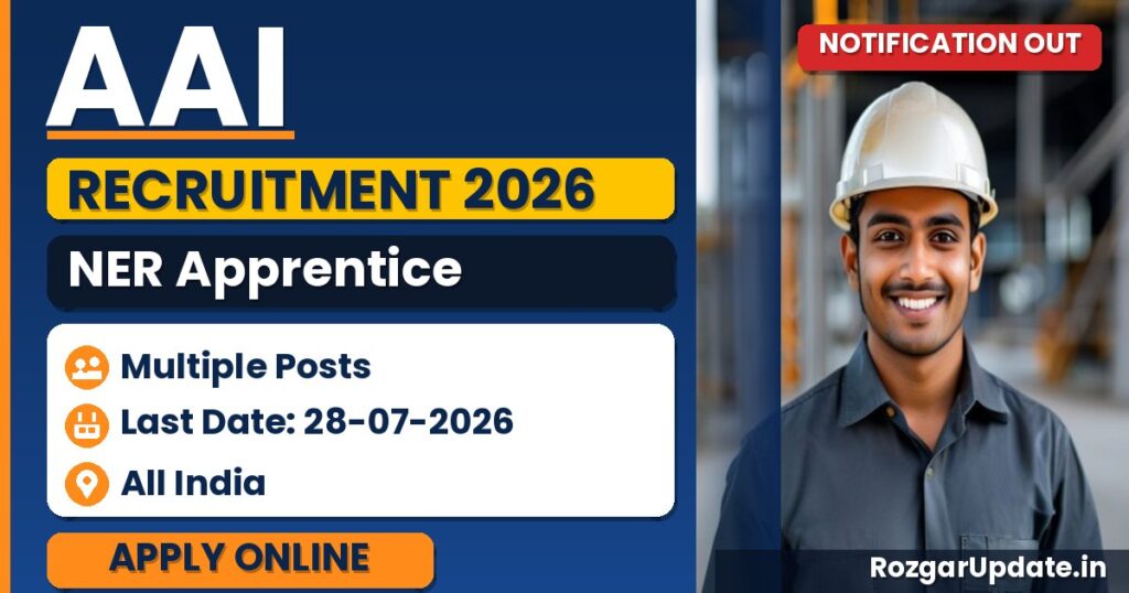 AAI NER Apprentice Recruitment 2026 Notification Out - banner image