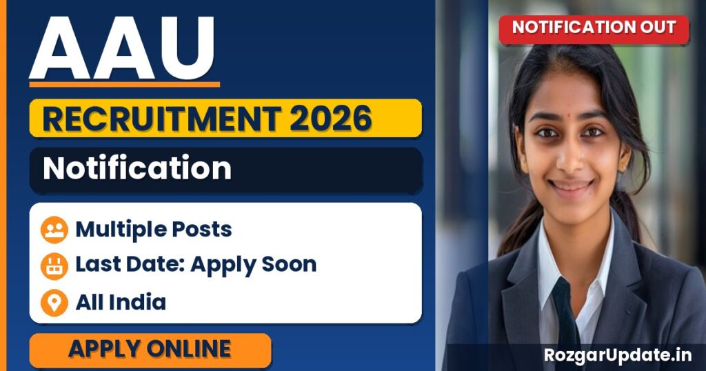 AAU Recruitment 2026 - banner image