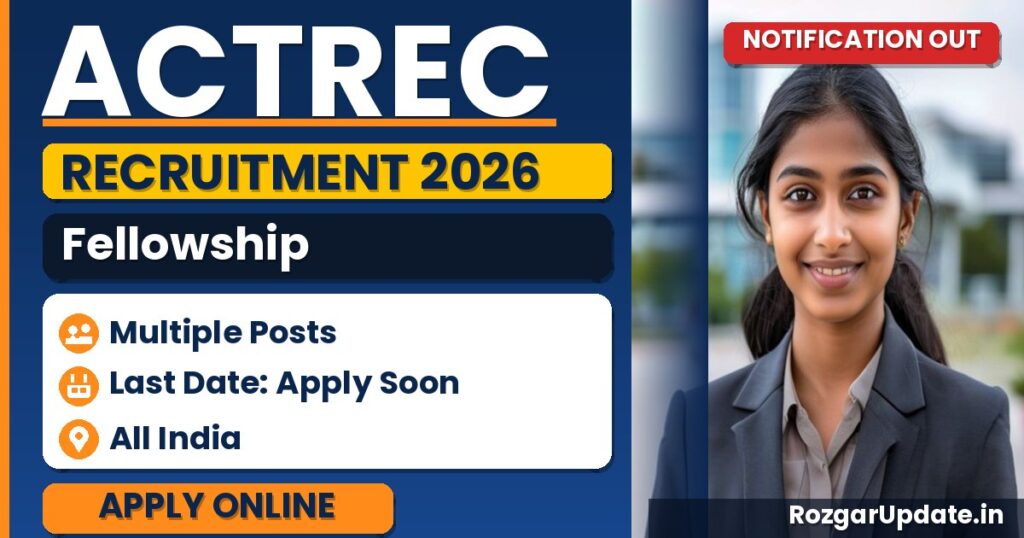 ACTREC Fellowship Recruitment 2026: Walk-in Details - banner image