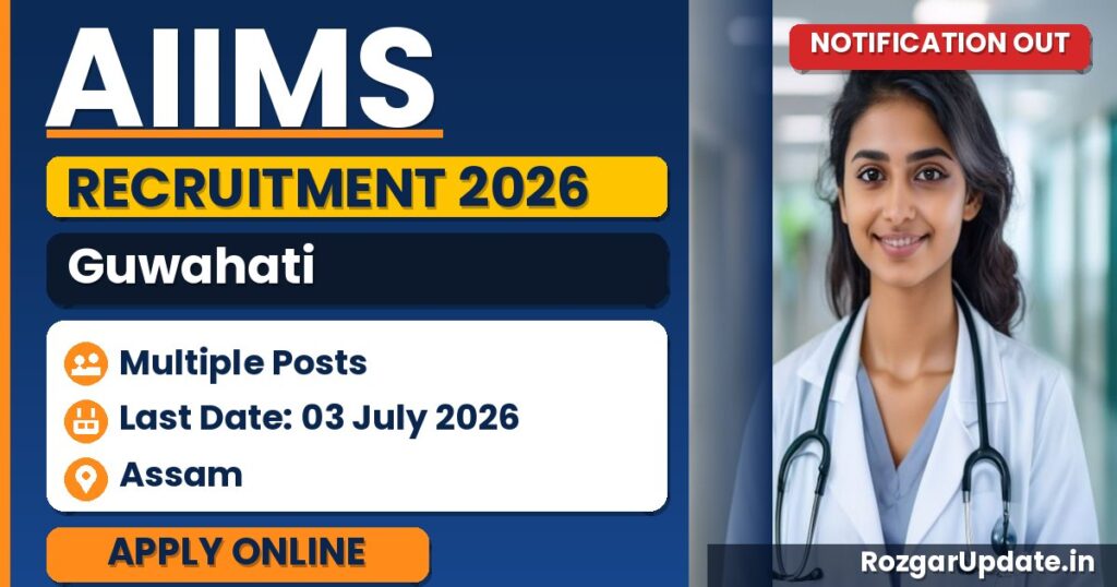 AIIMS Guwahati Recruitment 2026 - banner image