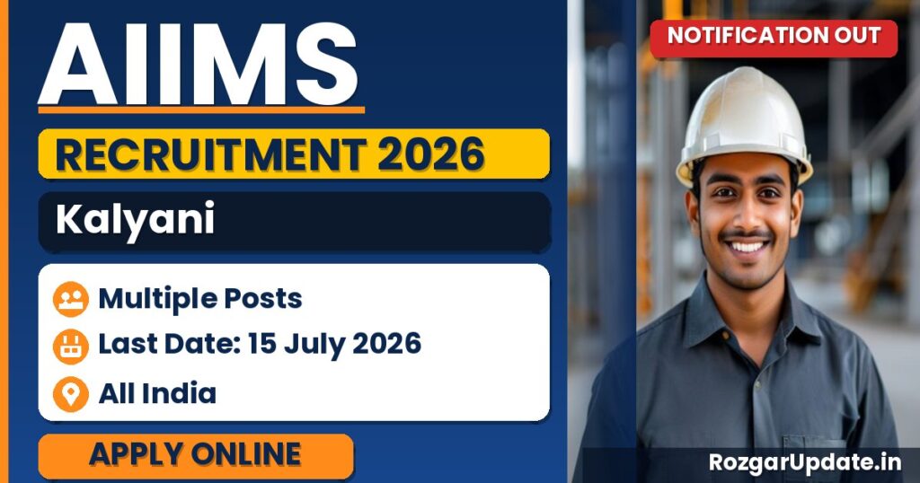 AIIMS Kalyani Recruitment 2026 - banner image