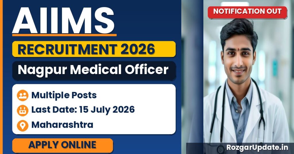 AIIMS Nagpur Medical Officer Recruitment 2026 - banner image
