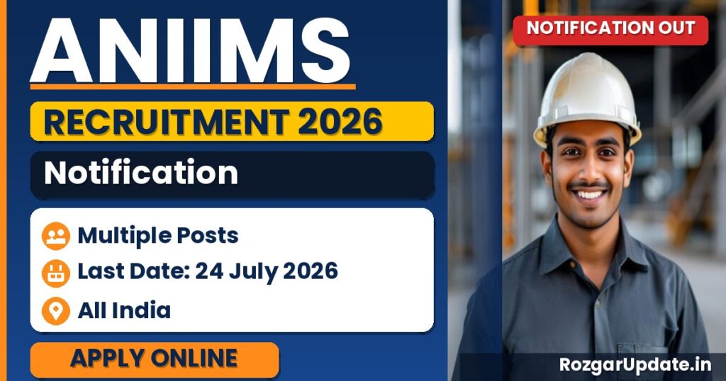 ANIIMS Recruitment 2026 - banner image