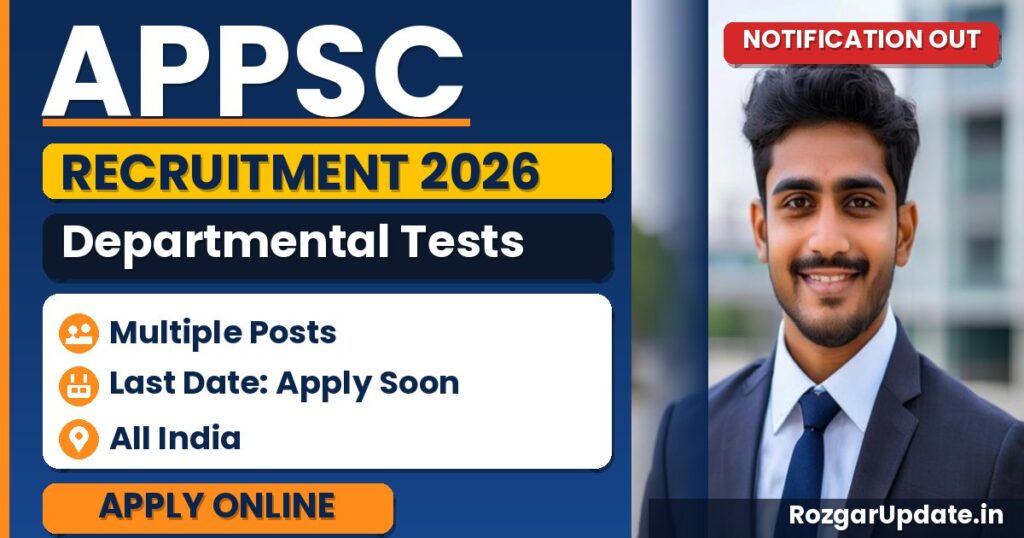 APPSC Departmental Tests Admit Card 2026 - banner image