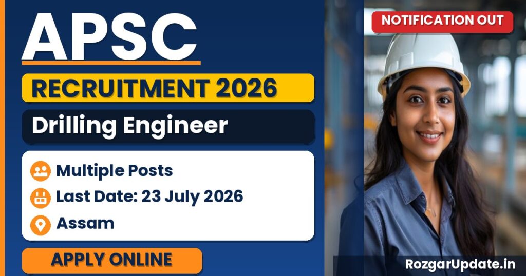 APSC Drilling Engineer Recruitment 2026 - banner image