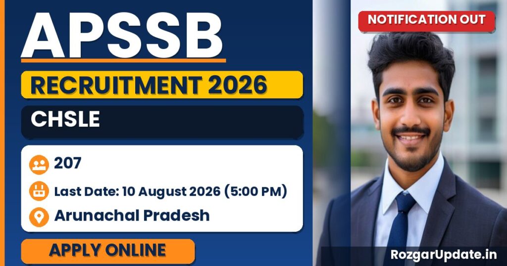 APSSB CHSLE Recruitment 2026 Notification Out - banner image