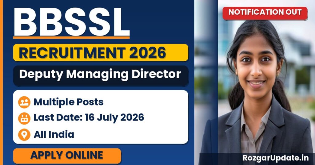 BBSSL Deputy Managing Director Recruitment 2026 - banner image