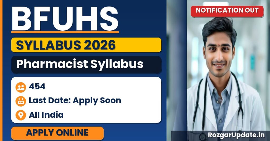 BFUHS Pharmacist Syllabus 2026 - banner image