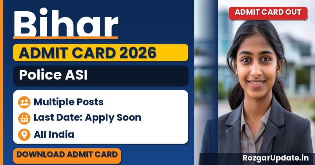 Bihar Police ASI Admit Card 2026 - banner image