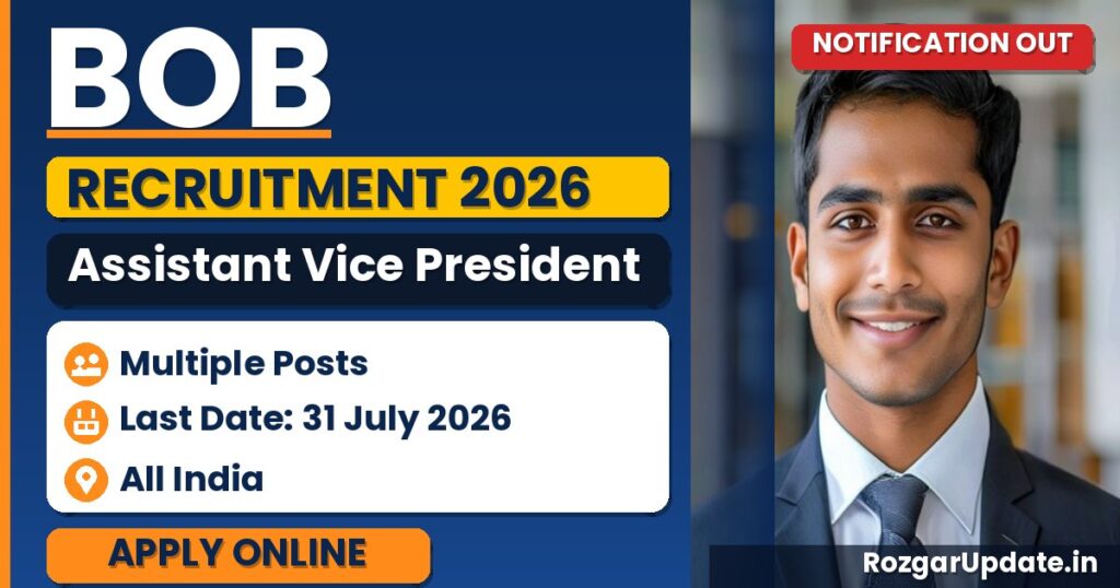 BOB Assistant Vice President Recruitment 2026 - banner image