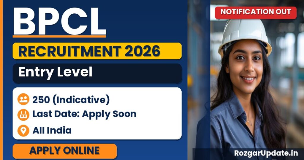 BPCL Entry Level Admit Card 2026 Out – Download Hall Ticket for Junior Executive & Associate Executive CBT on 5 July - banner image