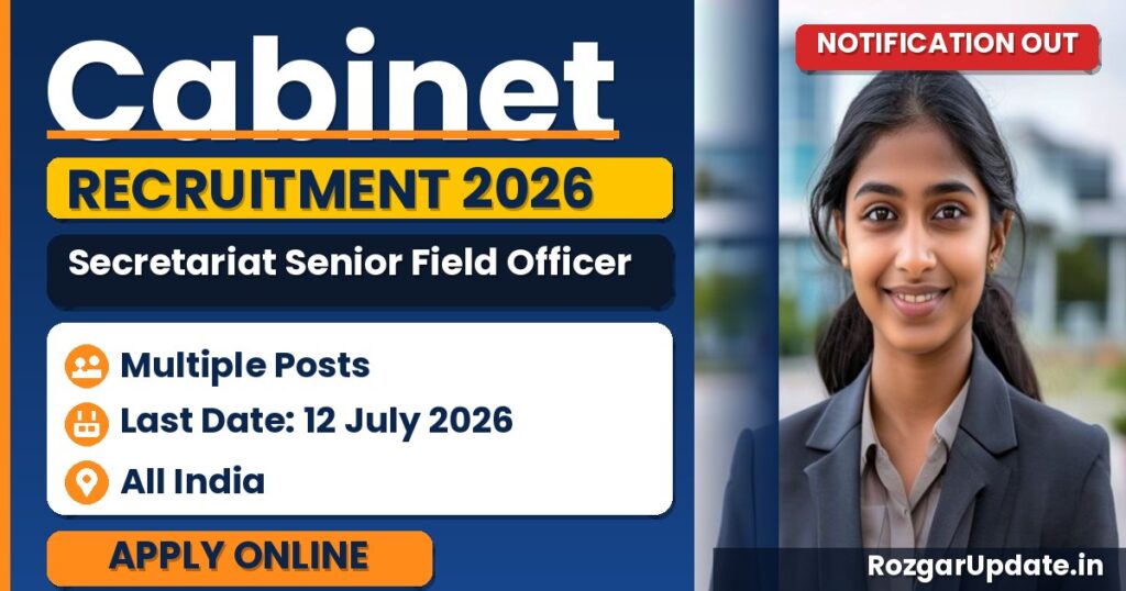 Cabinet Secretariat Senior Field Officer Recruitment 2026 - banner image