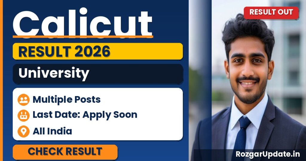Calicut University Result 2026 Out - banner image