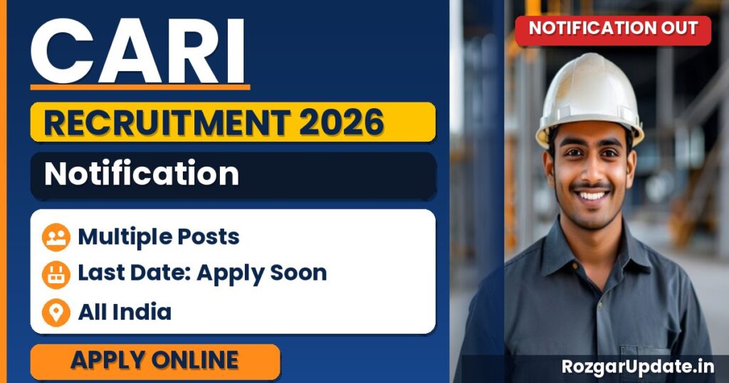 CARI Recruitment 2026 - banner image