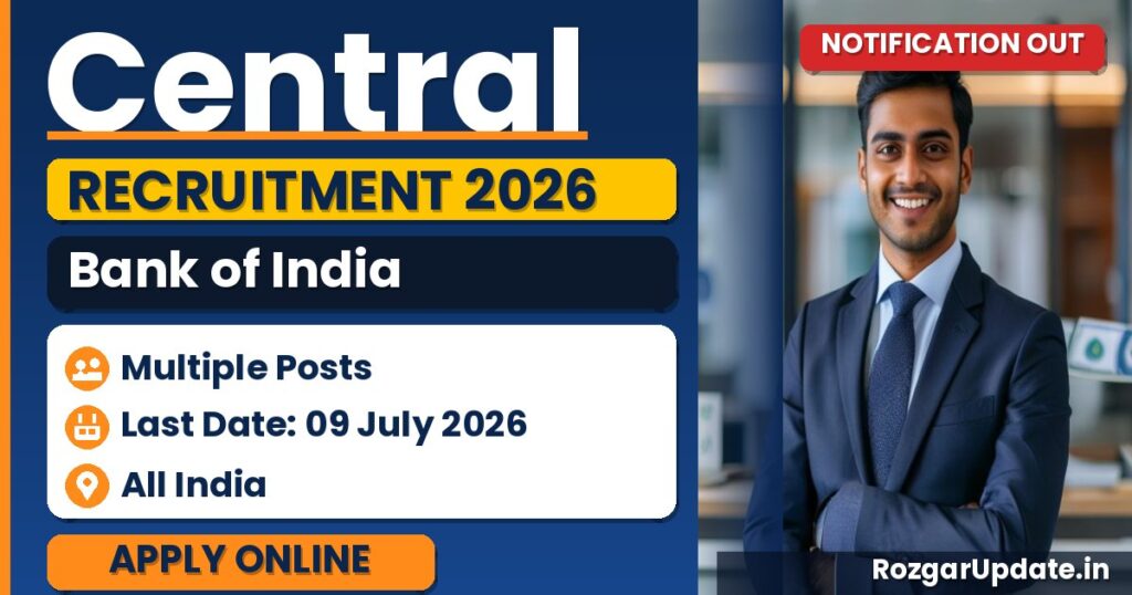 Central Bank of India Recruitment 2026 - banner image