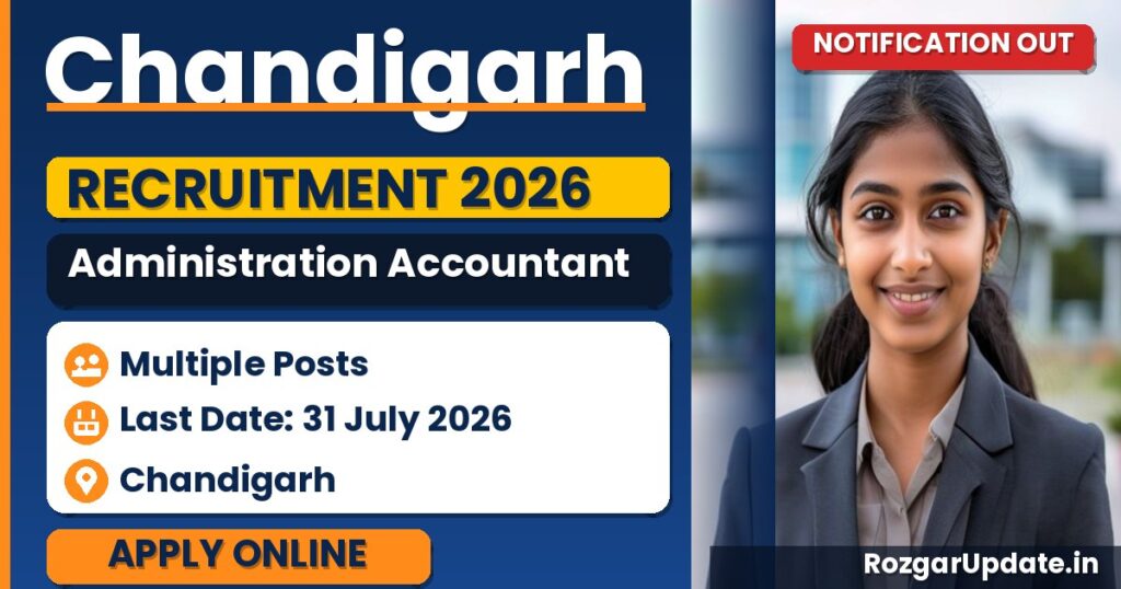 Chandigarh Administration Accountant Recruitment 2026 - banner image