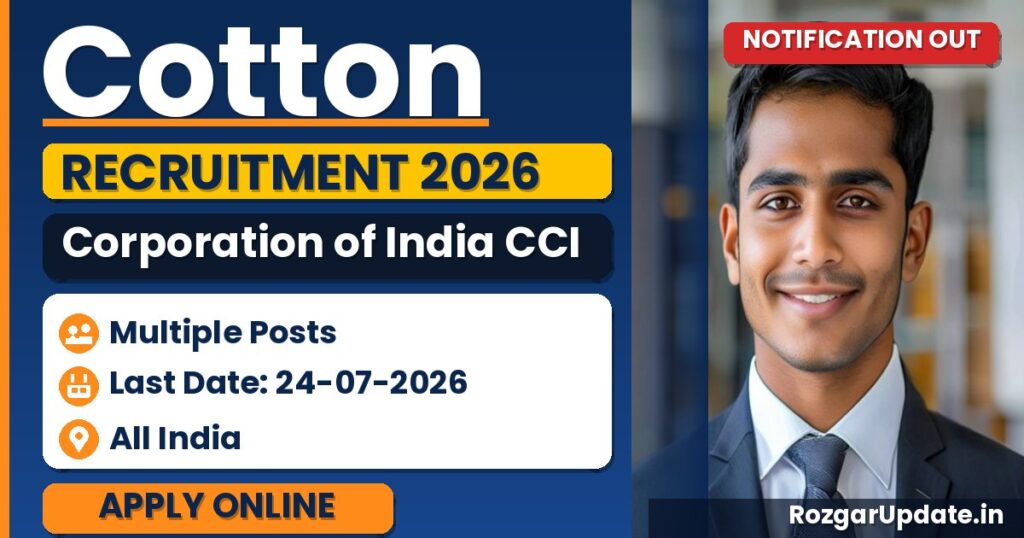 Cotton Corporation of India CCI Recruitment 2026 - banner image