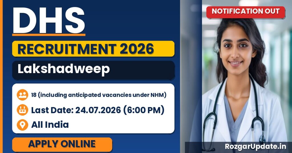 DHS Lakshadweep Recruitment 2026 - banner image