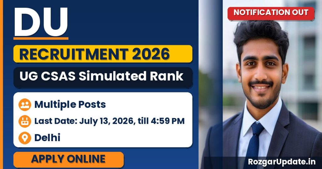 DU UG CSAS Simulated Rank 2026 Out - banner image