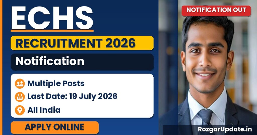 ECHS Recruitment 2026 - banner image