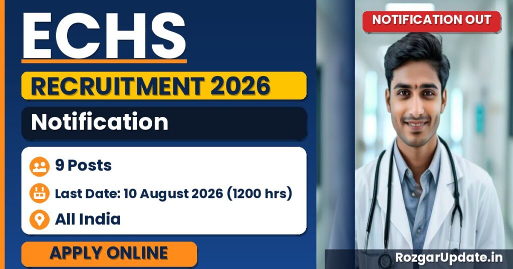 ECHS Recruitment 2026 - banner image