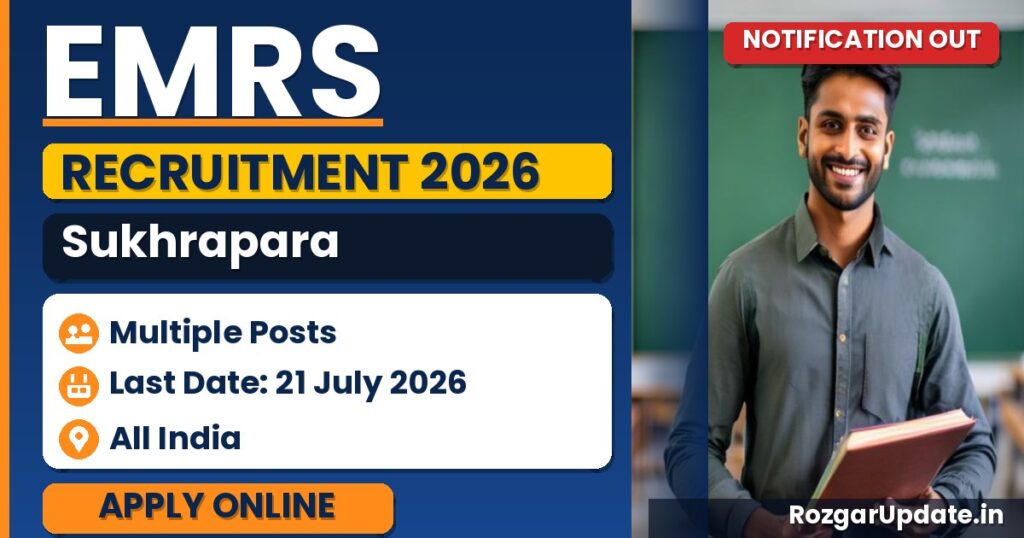 EMRS Sukhrapara Recruitment 2026 - banner image