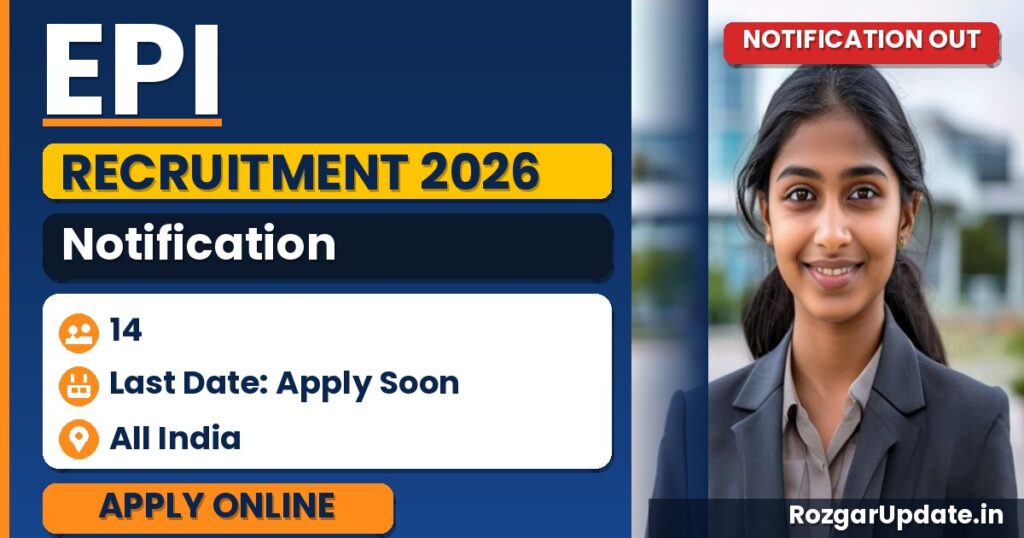 EPI Recruitment 2026 - banner image
