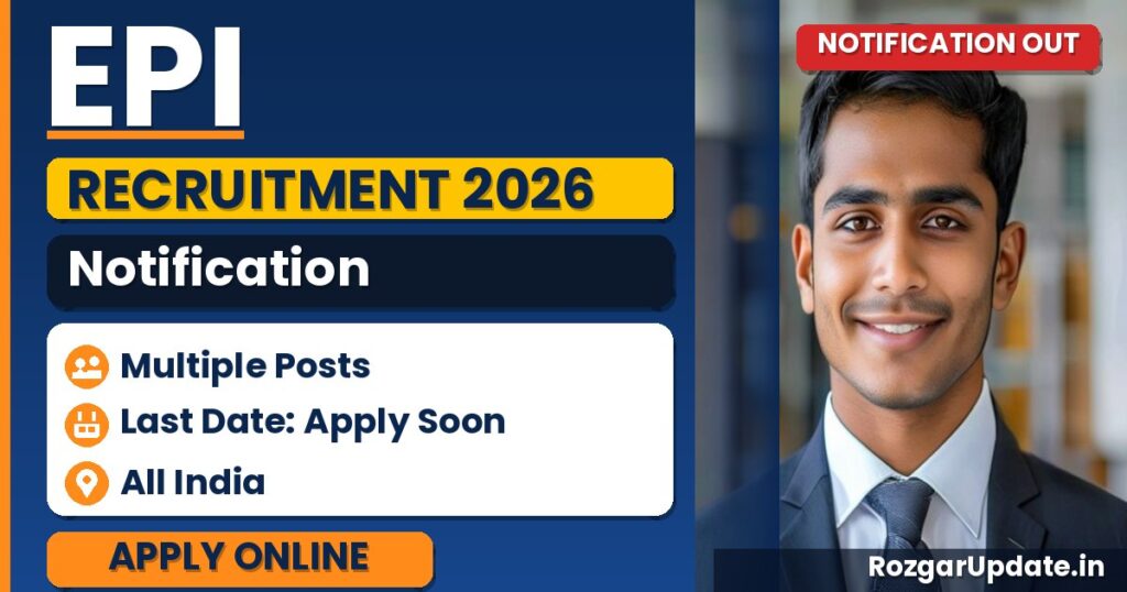 EPI Recruitment 2026 - banner image