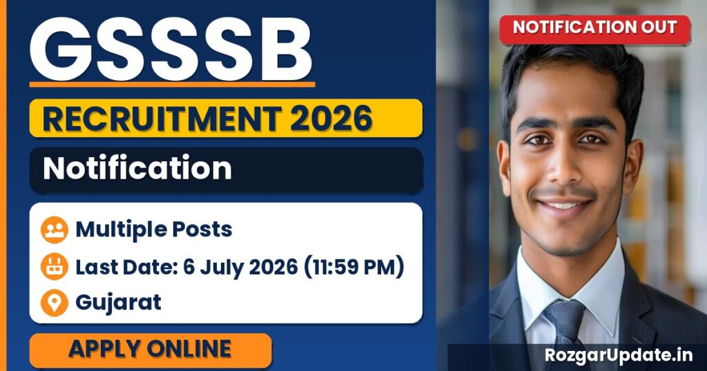 GSSSB Recruitment 2026 - banner image
