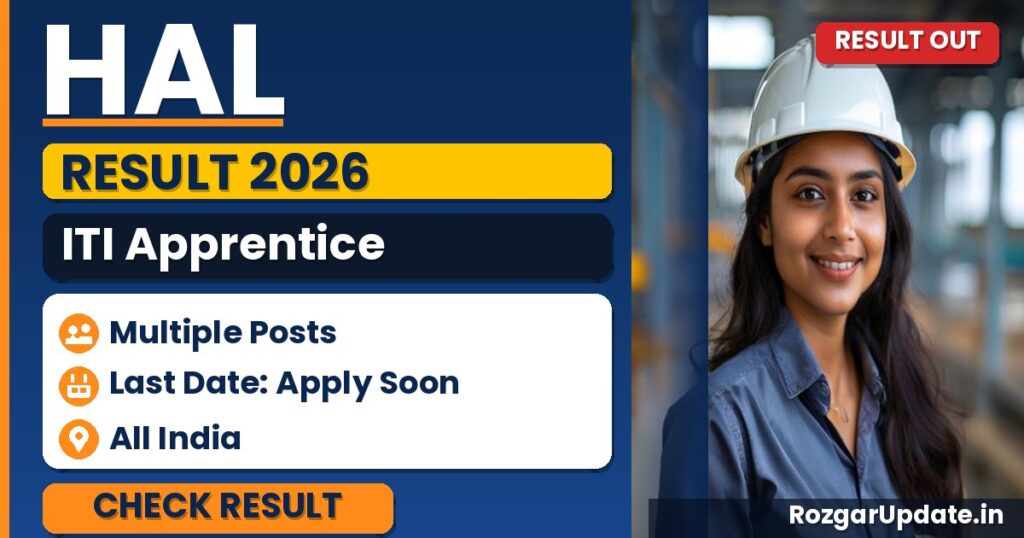 HAL ITI Apprentice Result 2026 - banner image