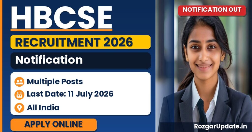 HBCSE Recruitment 2026 - banner image