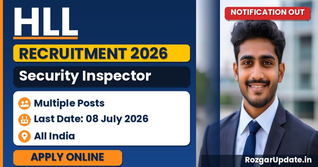 HLL Security Inspector Recruitment 2026 - banner image