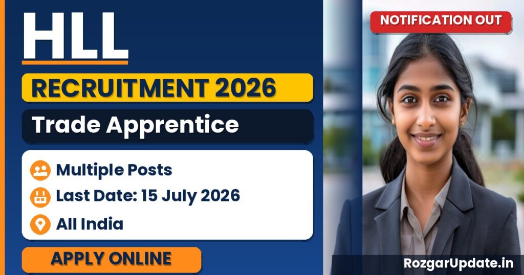 HLL Trade Apprentice Recruitment 2026 - banner image