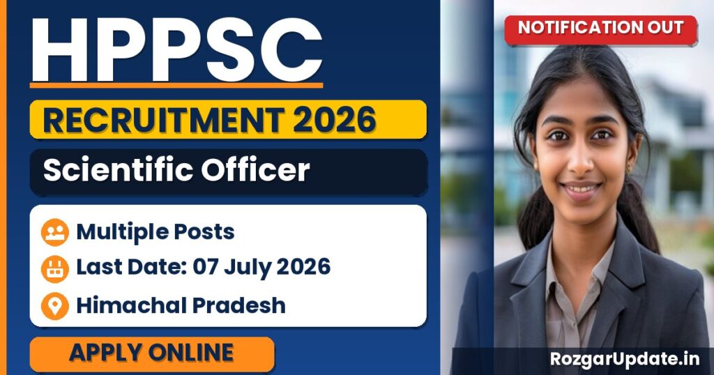 HPPSC Scientific Officer Recruitment 2026 - banner image