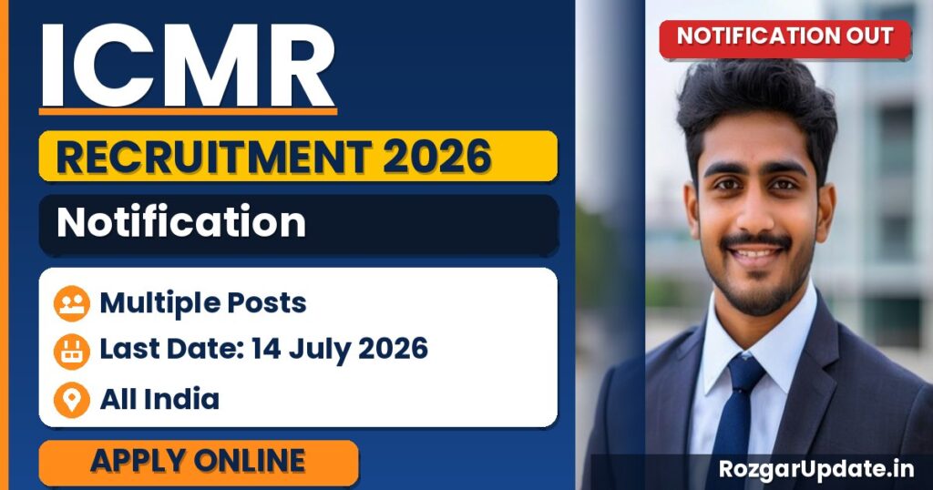 ICMR Recruitment 2026 - banner image