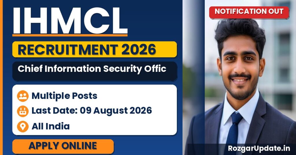 IHMCL Chief Information Security Officer Recruitment 2026 - banner image
