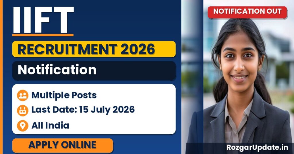 IIFT Recruitment 2026 - banner image