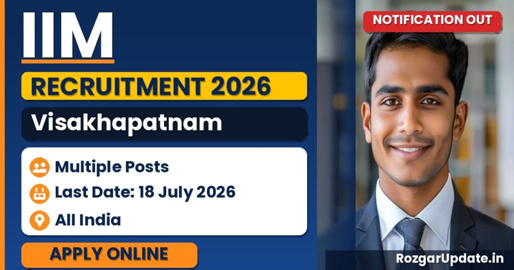 IIM Visakhapatnam Recruitment 2026 - banner image
