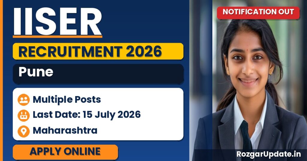 IISER Pune Recruitment 2026 - banner image