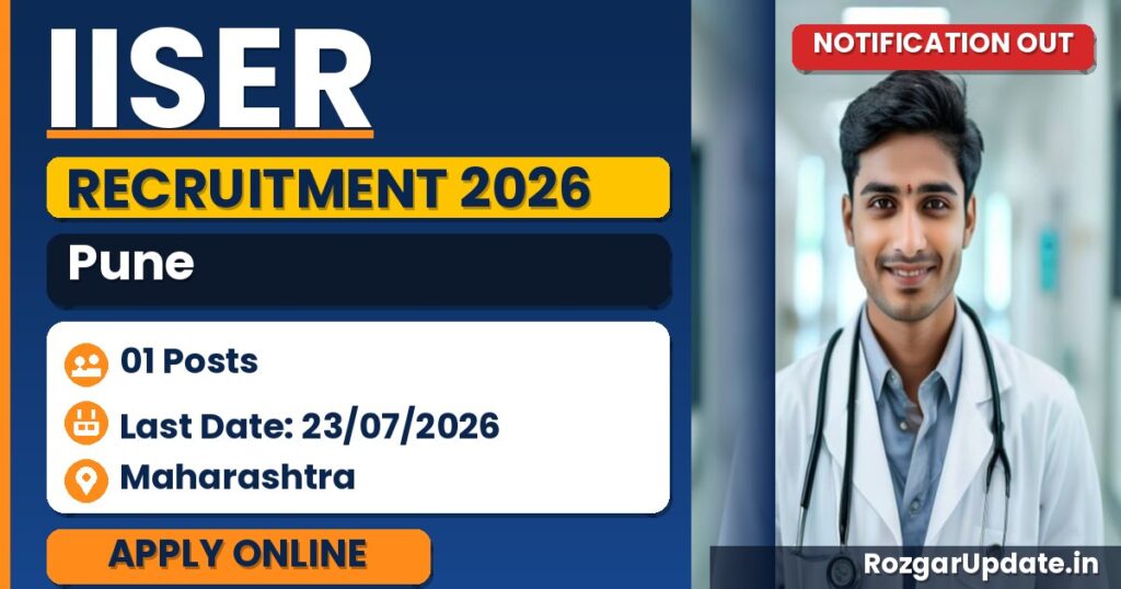 IISER Pune Recruitment 2026 - banner image