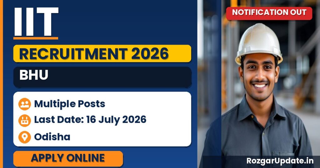 IIT BHU Recruitment 2026 - banner image