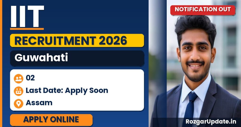 IIT Guwahati Recruitment 2026 - banner image