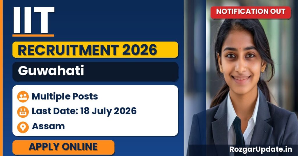 IIT Guwahati Recruitment 2026 - banner image