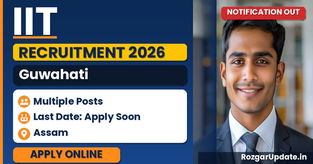 IIT Guwahati Recruitment 2026 - banner image