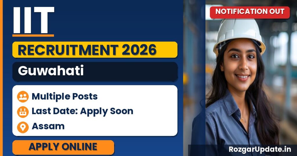 IIT Guwahati Recruitment 2026 - banner image