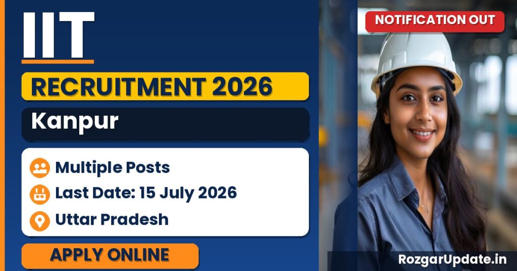 IIT Kanpur Recruitment 2026 - banner image