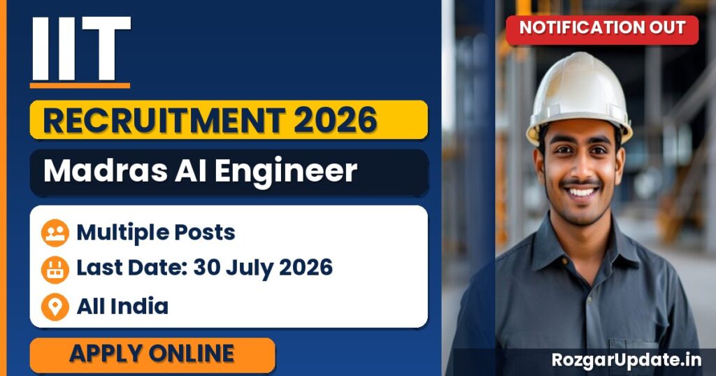 IIT Madras AI Engineer Recruitment 2026 - banner image