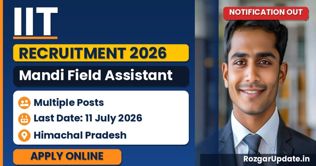 IIT Mandi Field Assistant Recruitment 2026 - banner image