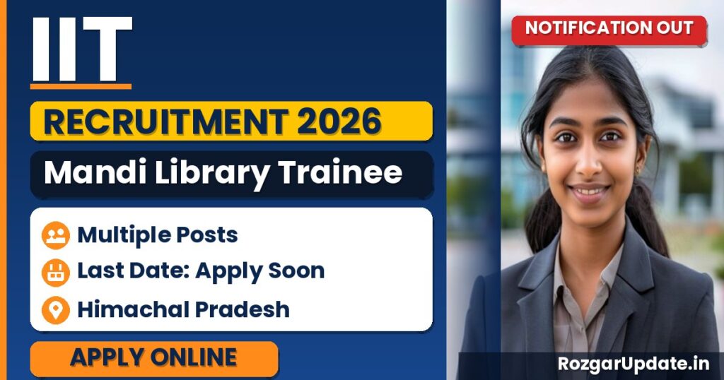 IIT Mandi Library Trainee Recruitment 2026 - banner image