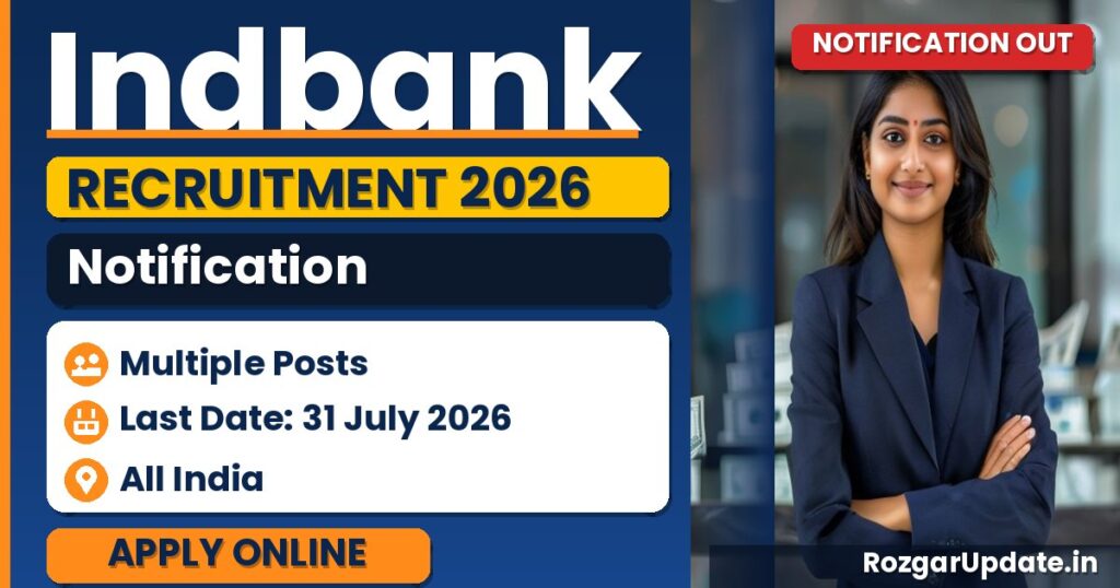 Indbank Recruitment 2026 - banner image